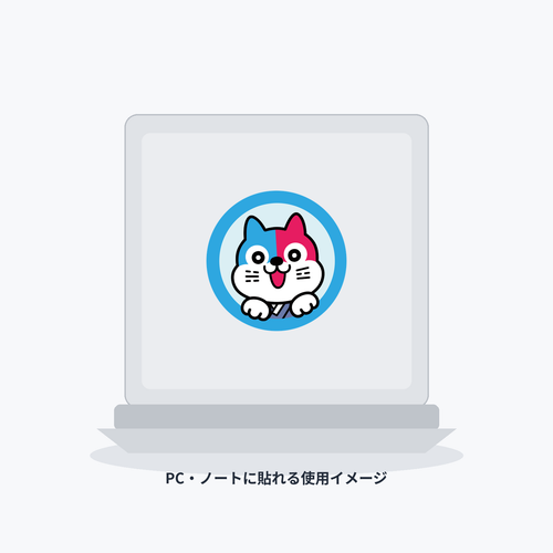 わんコリア公式ステッカー
