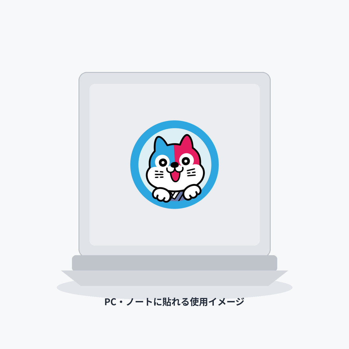 わんコリア公式ステッカー